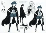 Danganronpa Another Episode early design sketches[1]
