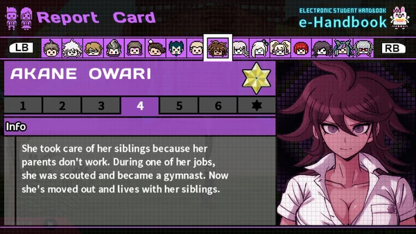 Akane Owari Report Card Page 4