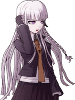 Danganronpa 1 Kyoko Kirigiri Halfbody Sprite (Mobile) (3)