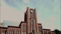 Outside of University of Tokyo - Hope's Peak Academy