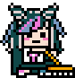 Danganronpa 2 Island Mode Ibuki Mioda Pixel Icon (5).gif