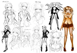 junko dangan ronpa concept art