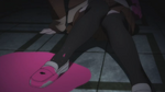 Nanami's injured foot