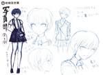 Danganronpa 2 design sketches[4]