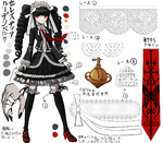 Danganronpa 1 Character Design Profile Celestia Ludenberg