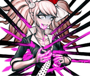 Danganronpa 1 CG - Mukuro Ikusaba (Junko Disguise) impaled