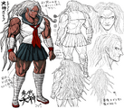 Danganronpa Design de Personnage - Sakura Ôgami
