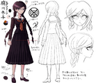 Danganronpa Design de Personnage - Tôko Fukawa