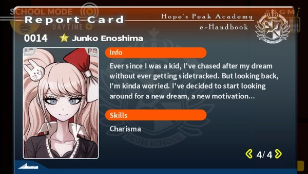 Junko Enoshima Report Card Page 4