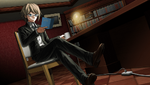 Byakuya reading