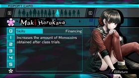 Maki Harukawa Report Card Skill (For Shuichi)