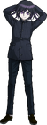 Danganronpa V3 Kokichi Oma Fullbody Sprite (High School Uniform) (2)