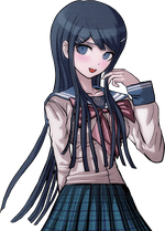 Danganronpa 1 Sayaka Maizono Halfbody Sprite (Mobile) (14)