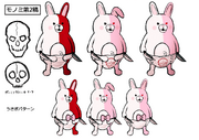 Danganronpa 2 Monomi Concept - DR2 Art Book (2)