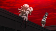 Despair Arc Episode 11 - Junko watches the Reserve Course commit mass suicide