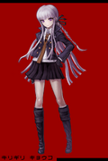 Danganronpa 1 Fullbody Profile Kyoko Kirigiri