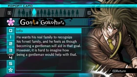 Gonta Gokuhara Report Card Page 4 (For Shuichi)