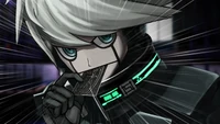 Danganronpa V3 CG - K1-B0 showing off his printing function (2)