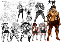 Sakura Ogami Beta Designs 1.2 Reload Artbook.png