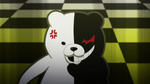 Danganronpa the Animation (Episode 10) - Makoto distracting Monokuma (29)