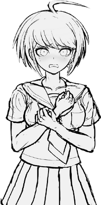 Komaru Naegi Halfbody Sprite Early (1)