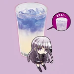 Pasela Danganronpa 10th Anniversary Cafe Menu - Kyoko Drink