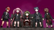 Monaca and the others about to commit group suicide.