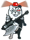 Danganronpa Another Episode Unused Siren Monokuma Design.png