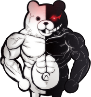 Danganronpa 2 Monokuma Halfbody Sprite 17