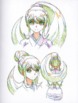 Danganronpa 3 Despair Arc Older Hiyoko design sketches[5]