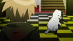 Danganronpa the Animation (Episode 10) - Makoto distracting Monokuma (20)