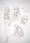 Danganronpa 3 - Danganronpa Project Trailer Sketches - Kyoko Kirigiri