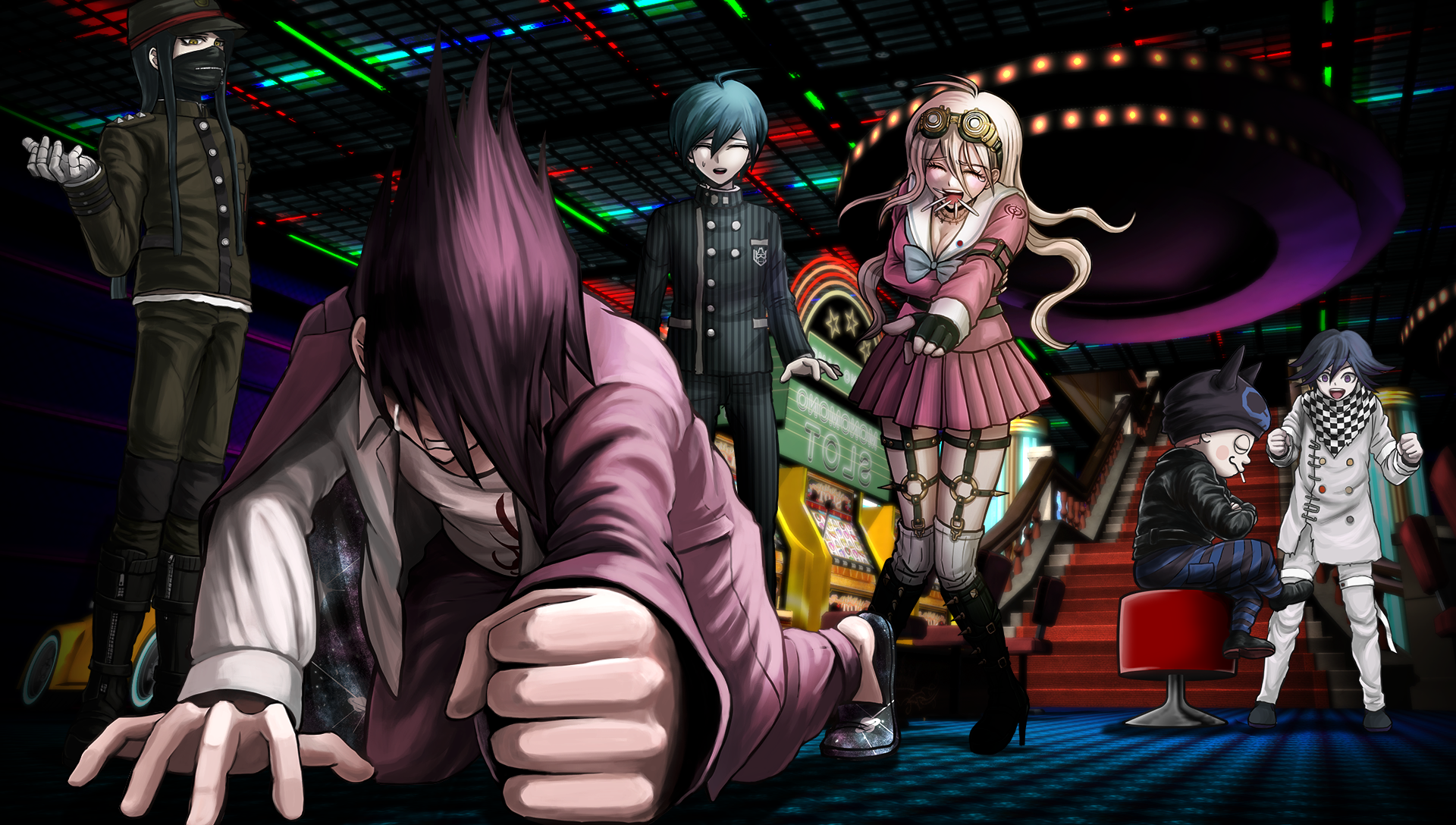 dangan ronpa game background