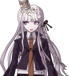 Danganronpa 1 Kyoko Kirigiri Halfbody Sprite (With Noodles) (PSP) (2)