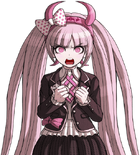 Danganronpa Another Episode Kotoko Utsugi Halfbody Sprite (Vita) (14)