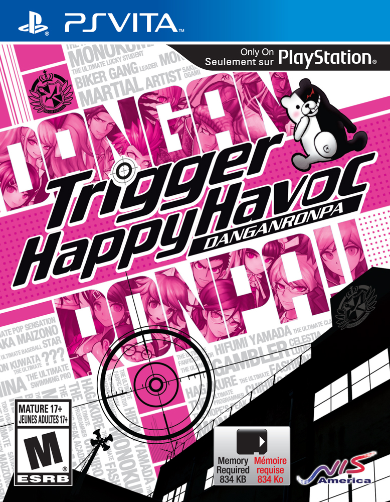Danganronpa Trigger Happy Havoc Box Art PS Vita North America