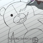 Junko draws Monokuma