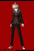 Danganronpa 1 Fullbody Profile Makoto Naegi