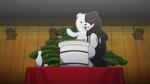 Danganronpa the Animation (Episode 08) - Monokuma revealing the Mole (3)