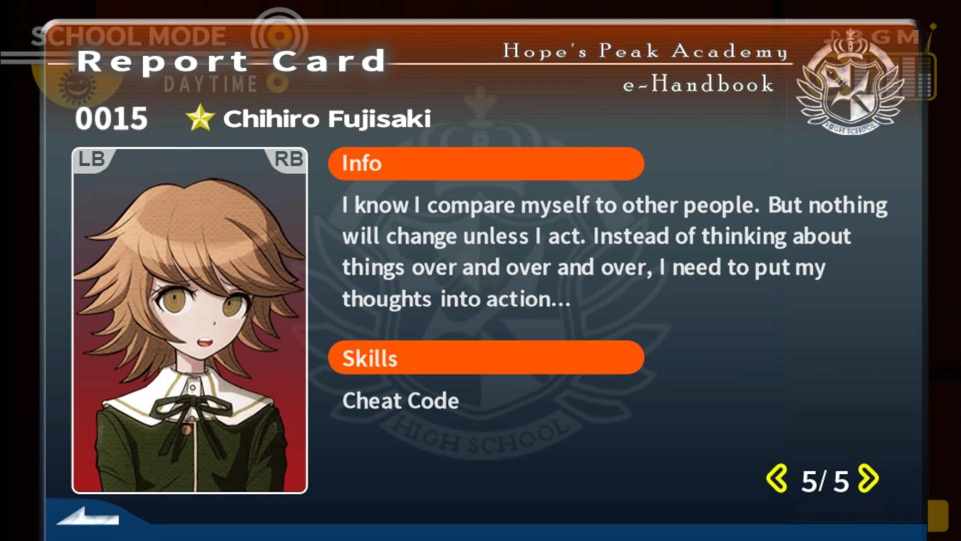 Free Time Events Chihiro Fujisaki Danganronpa Wiki Fandom Fujisaki has a meek and timid personality. free time events chihiro fujisaki