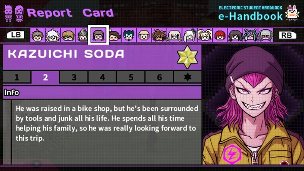 Kazuichi Soda Report Card Page 2