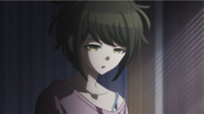 Komaru waking up.