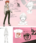 Danganronpa: Trigger Happy Havoc design sketches[2]