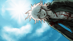 Danganronpa 2 CG - Nagito Komaeda waking up Hajime