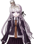 Danganronpa 1 Kyoko Kirigiri Halfbody Sprite (With Noodles) (Mobile) (2)