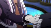 Danganronpa the Animation (Episode 07) - Celestia returning Alter Ego's key (16)