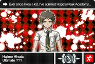 Danganronpa V3 Bonus Mode Card Hajime Hinata N ENG.png (959 КБ) Редкость N (английский)