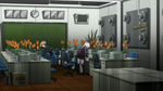 Danganronpa the Animation (Episode 08) - Kyoko confronting Makoto (8)