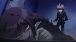 Danganronpa the Animation (Episode 12) - Makoto investigating the morgue (4)