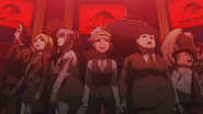 Fuyuhiko and his classmates crying after watching Chiaki's execution.